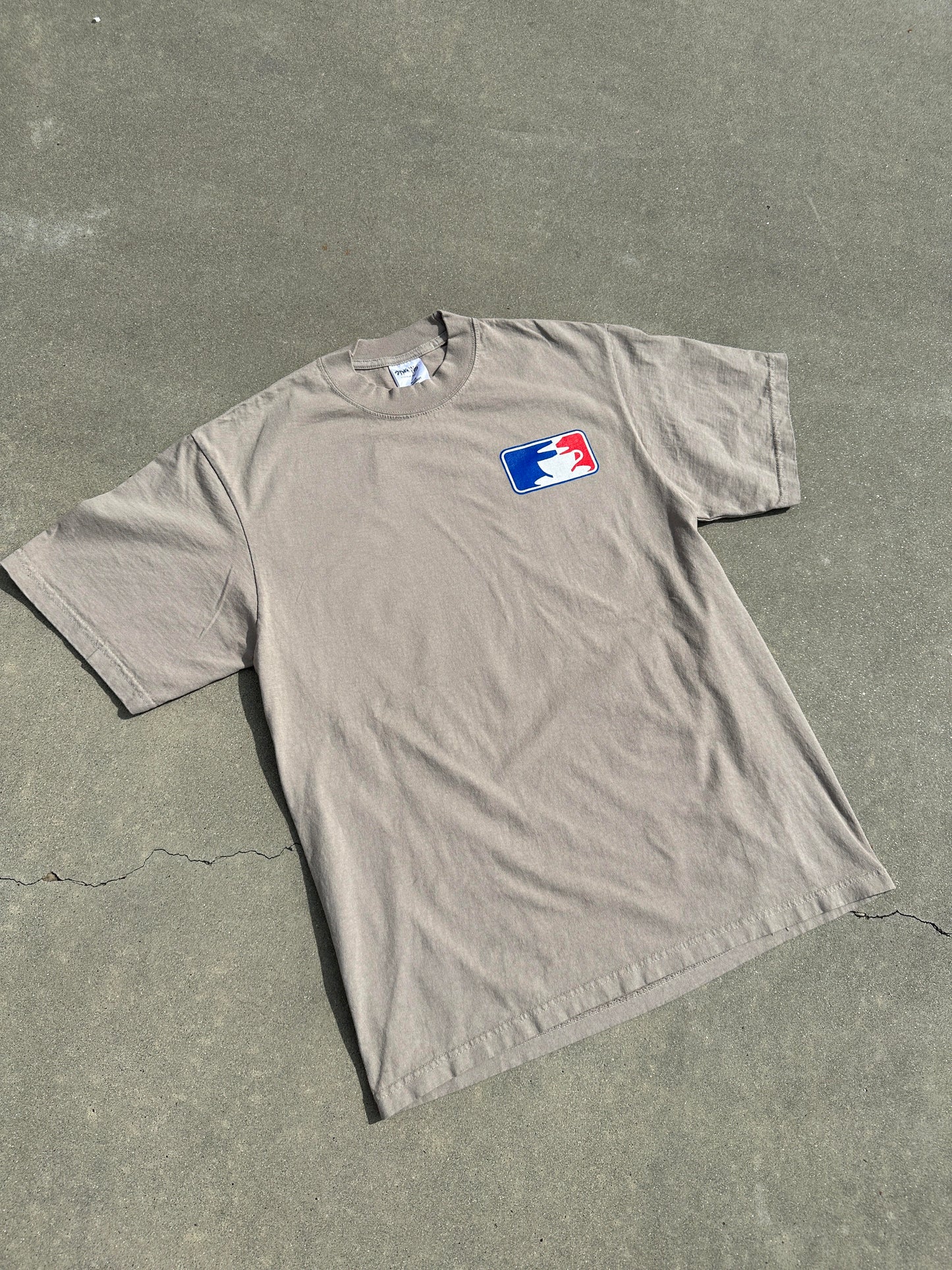 Tan/Oatmeal heavyweight t-shirt