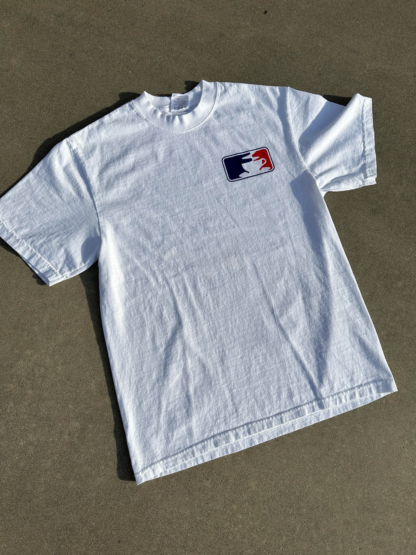 White heavyweight t-shirt